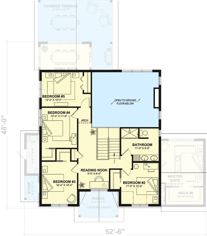 Second Level Floor Plan