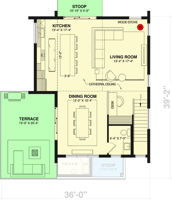 Second Level Floor Plan