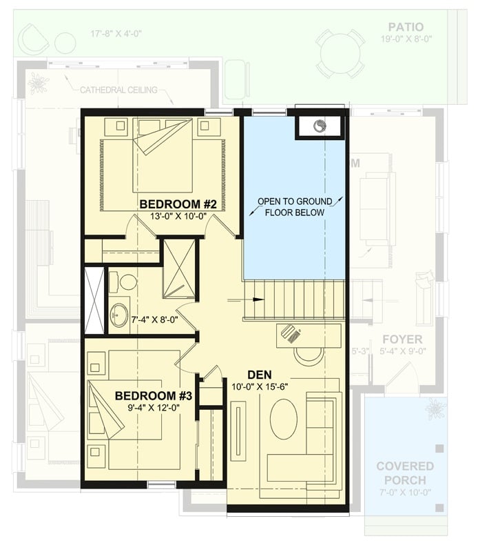 Second Level Floor Plan