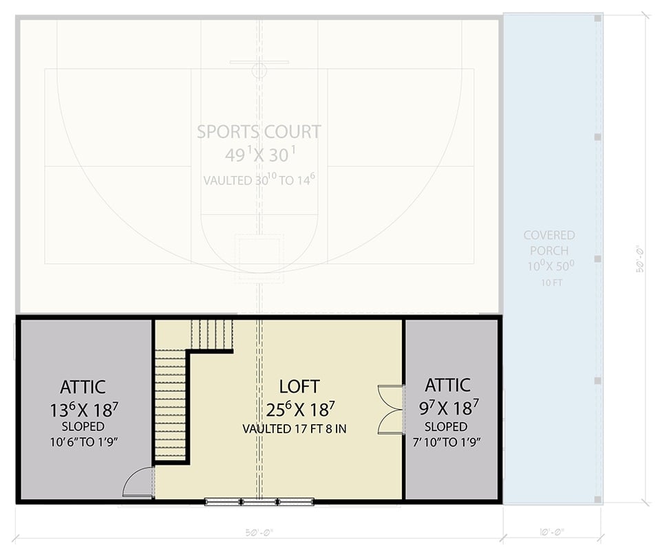 Second Level Floor Plan