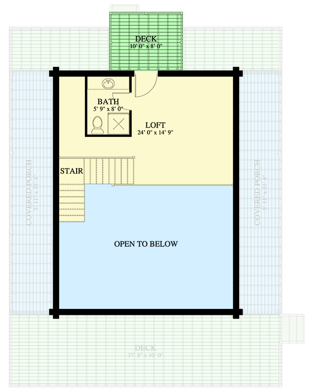 Second Level Floor Plan
