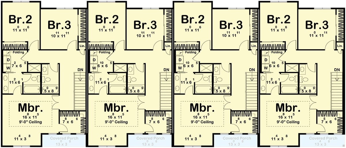 Second Level Floor Plan