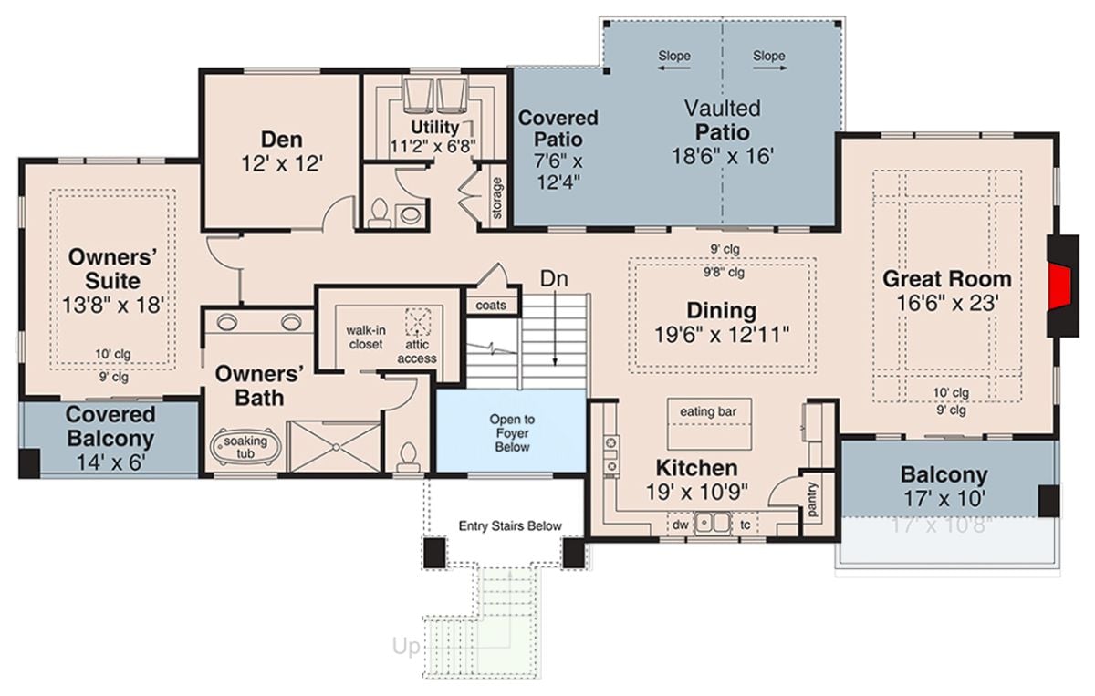 Second Level Floor Plan
