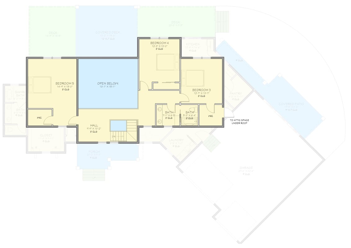 Second Level Floor Plan
