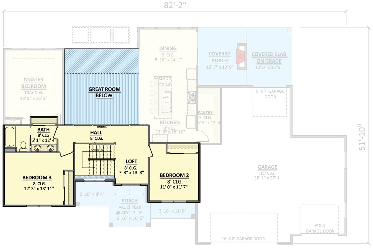 Second Level Floor Plan