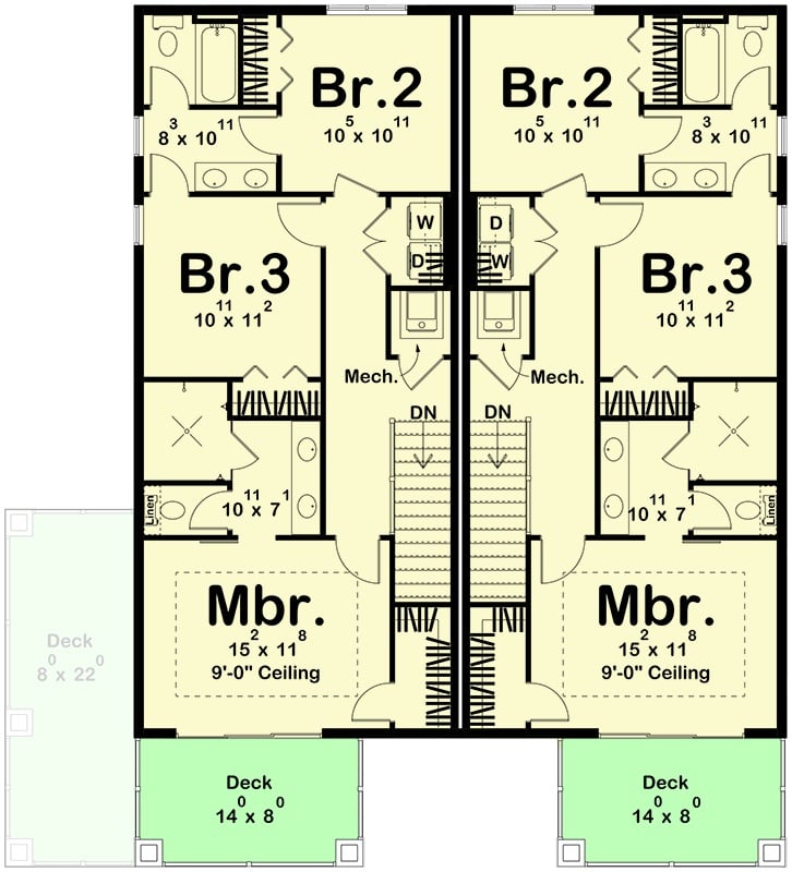 Third Level Floor Plan
