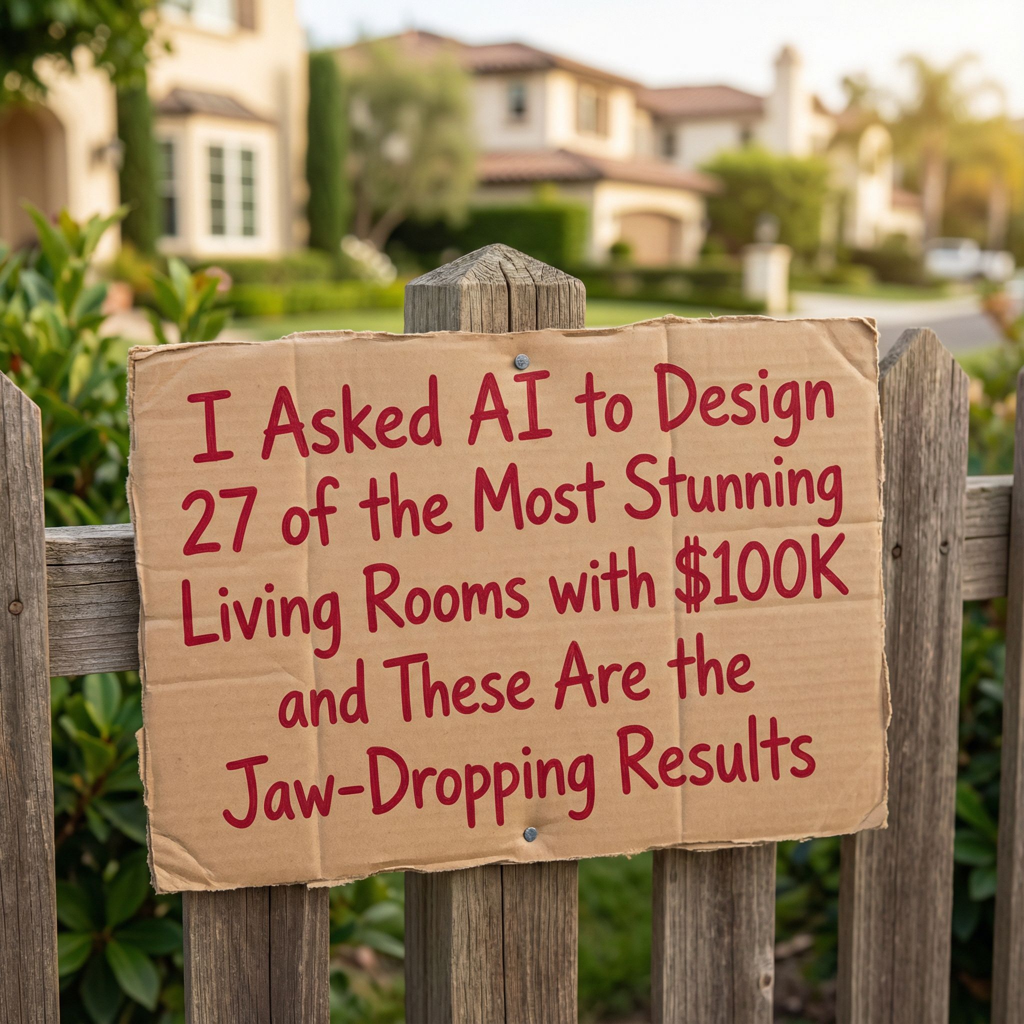 I Asked AI to Design 27 of the Most Stunning Living Rooms with $100K Budget and These Are the Jaw-Dropping Results