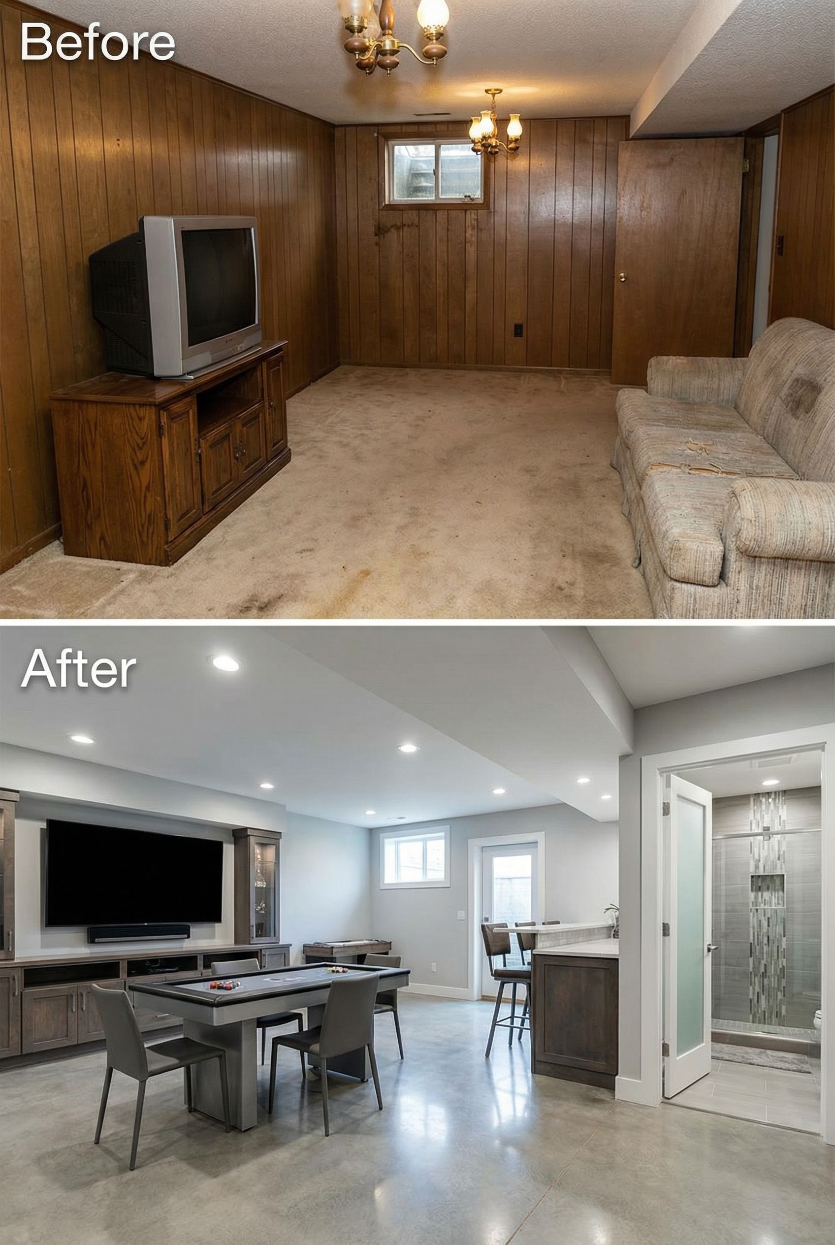 2000s Tan Monotony โ Bold Modern Lounge with Custom Features