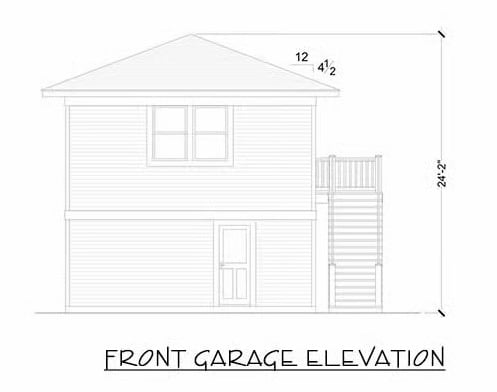 Front Garage Elevation