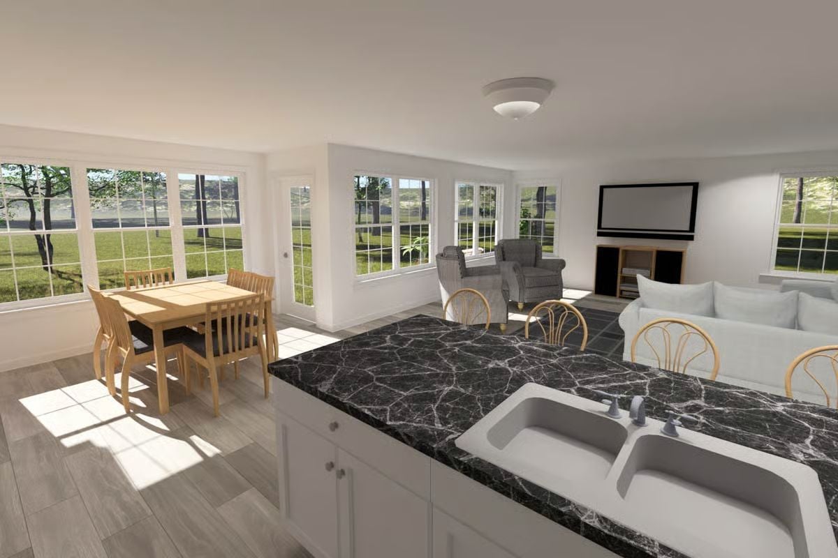 Kitchen and Dining Area