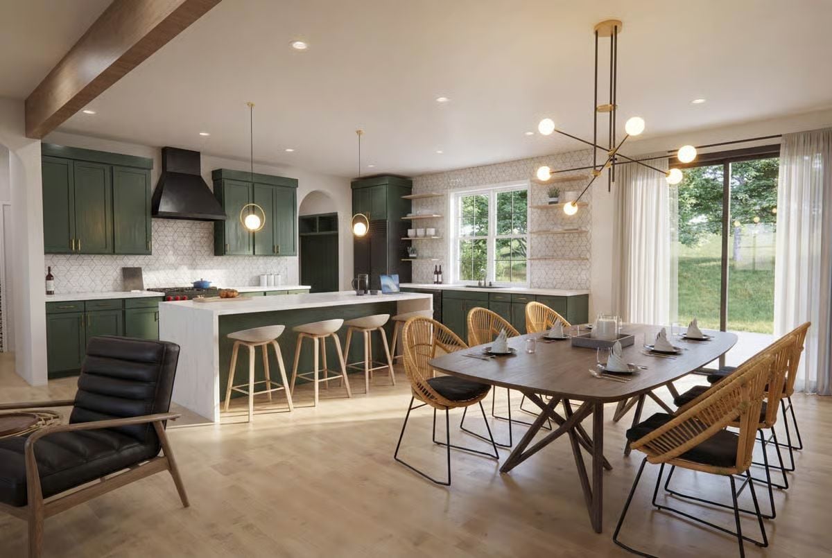 Dining Area and Kitchen