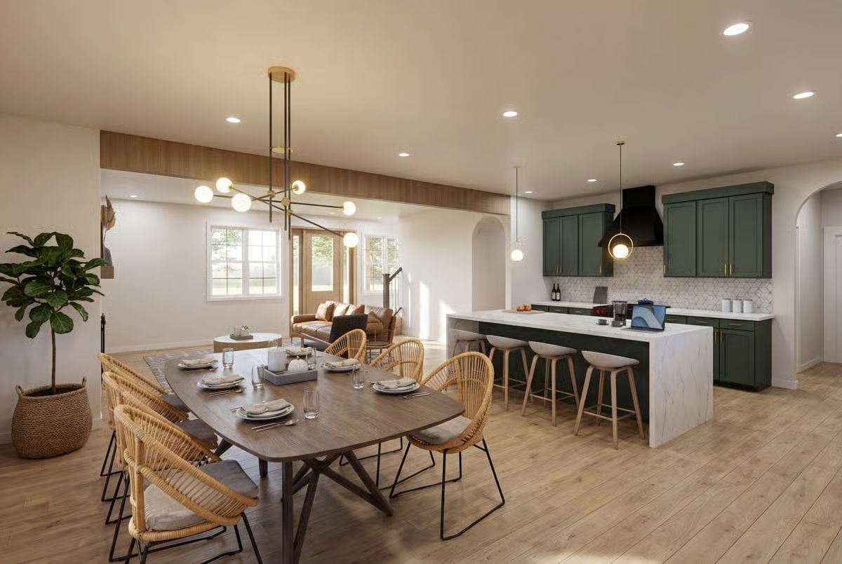 Dining Area and Kitchen