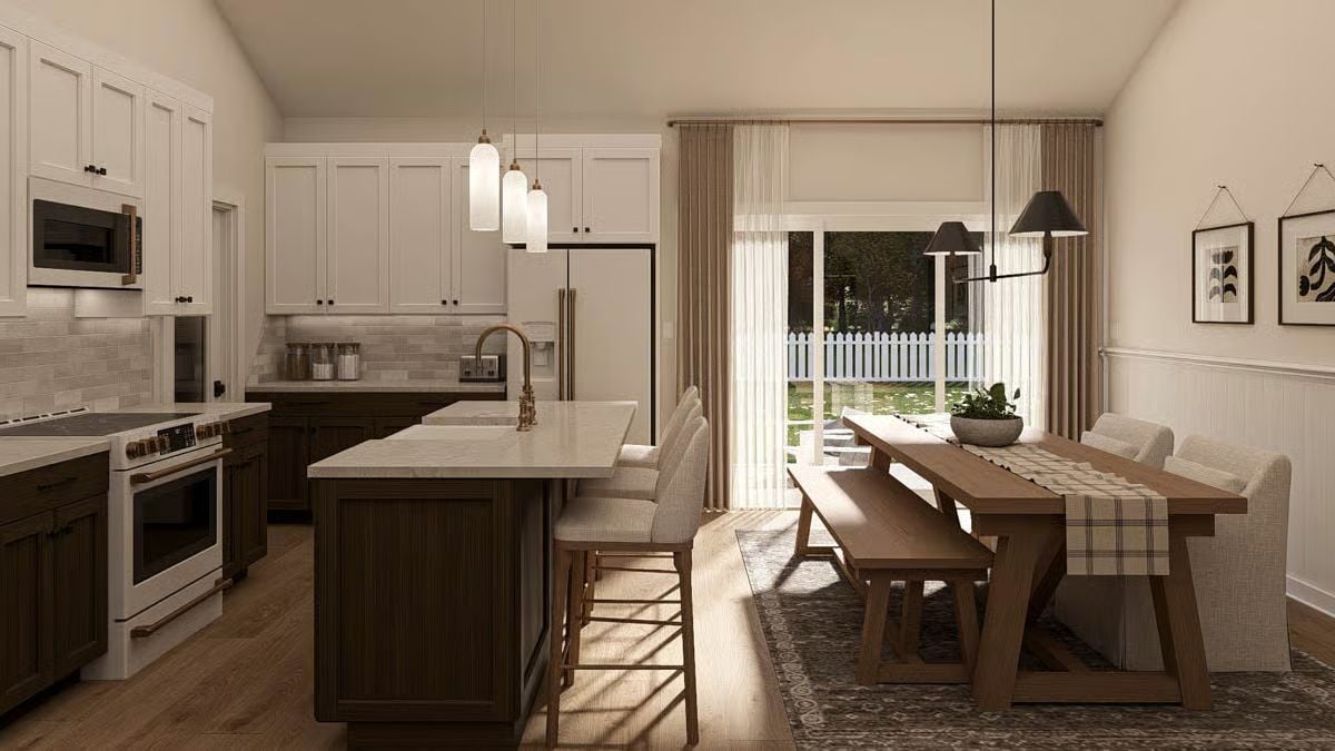 Kitchen and Dining Area