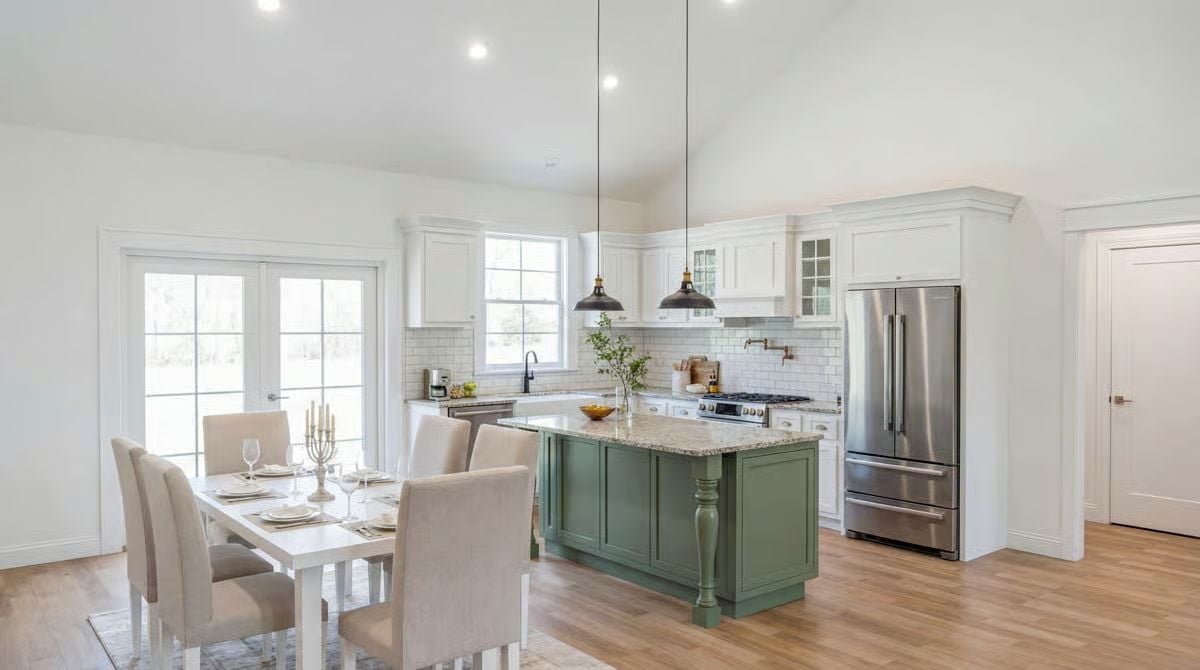 Kitchen and Dining Area