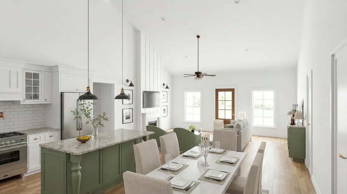 Kitchen and Dining Area