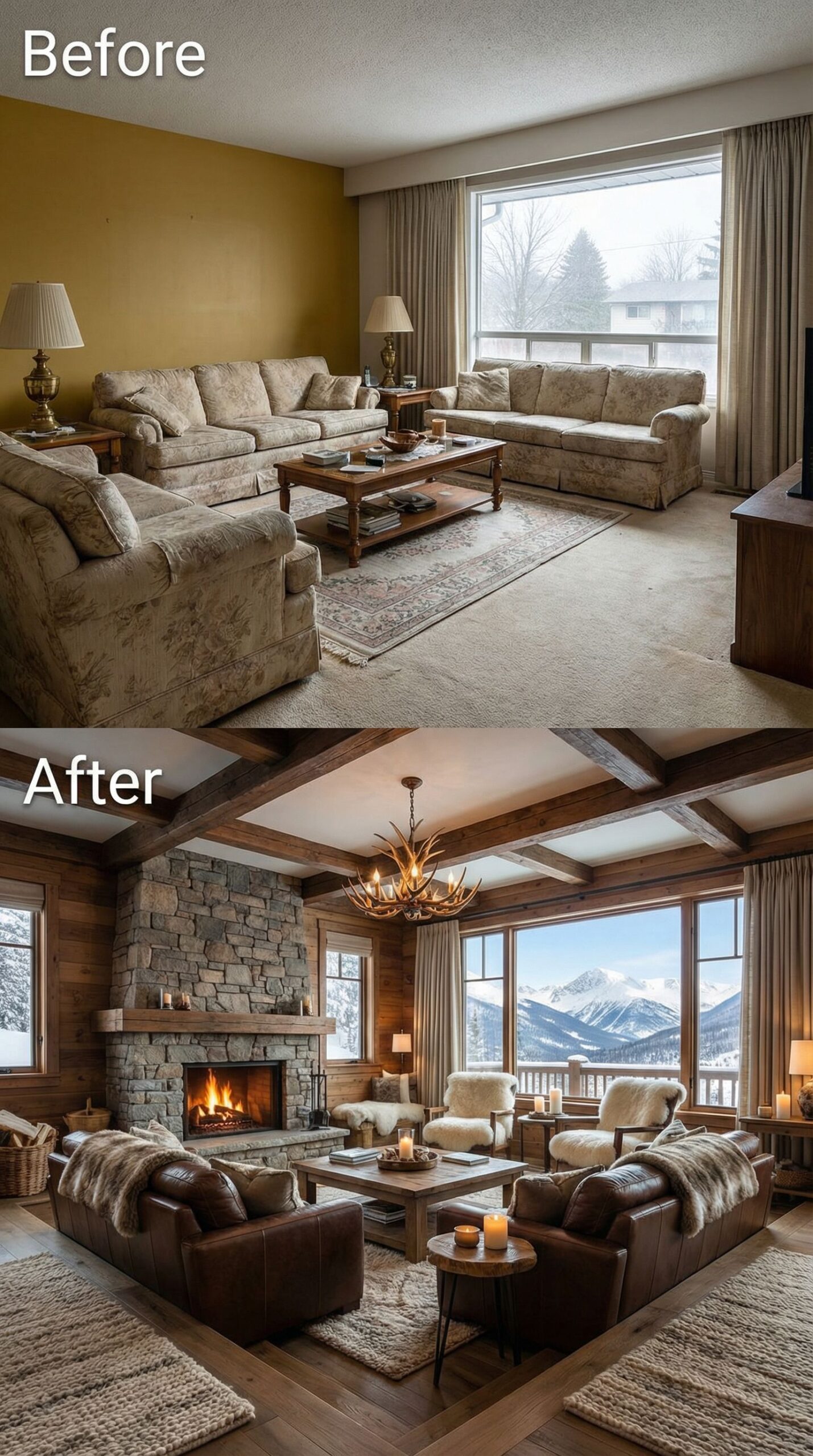 '90s Entertainment Center Room → Open Conversation Pit