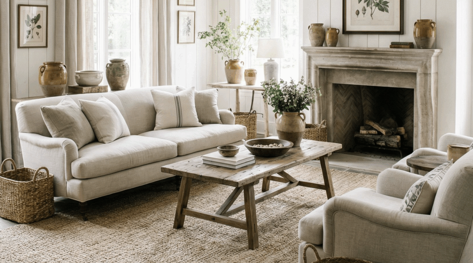 Photo inspiration: Gallery Detail: 27 High End French Country Living Rooms With A Cozy