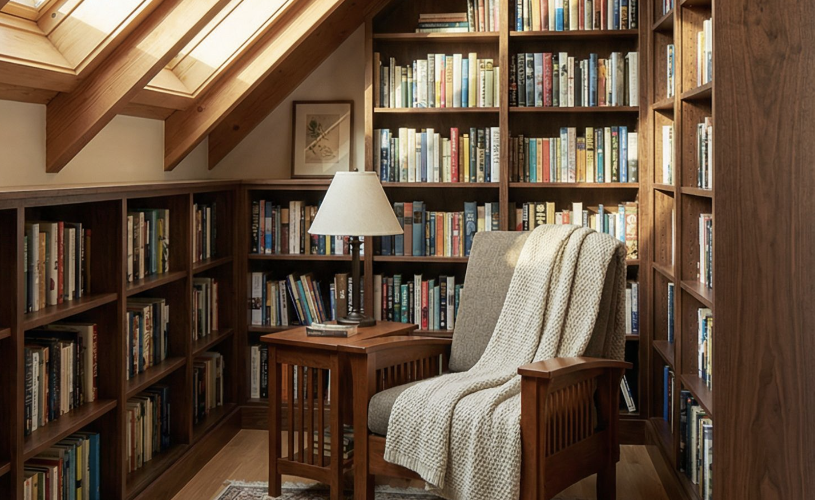 25 Attics Featuring Cozy Reading Areas with a Library Vibe