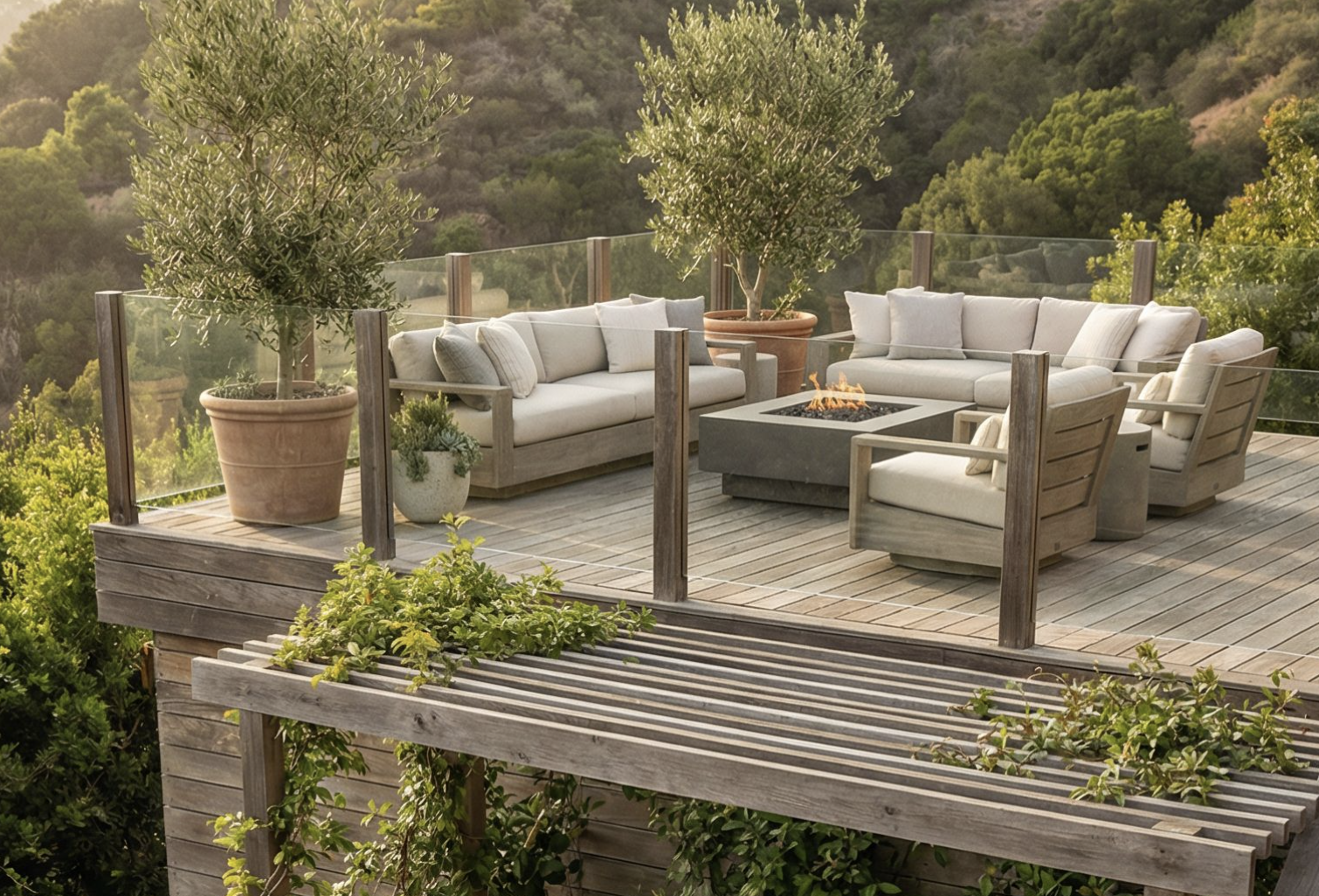 27 Next-Level Deck Designs with Multi-Tier Living Spaces in Beautifully Landscaped Backyards