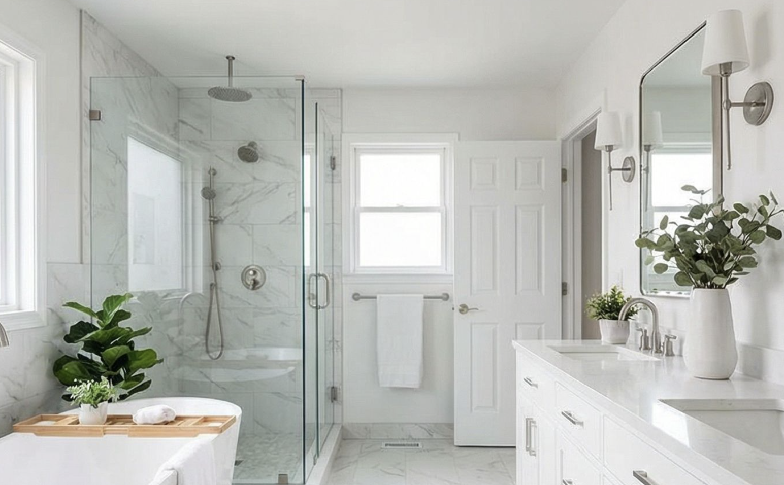 23 Striking Before and After Primary Bathroom Makeovers – From Boring to Private Sanctuary