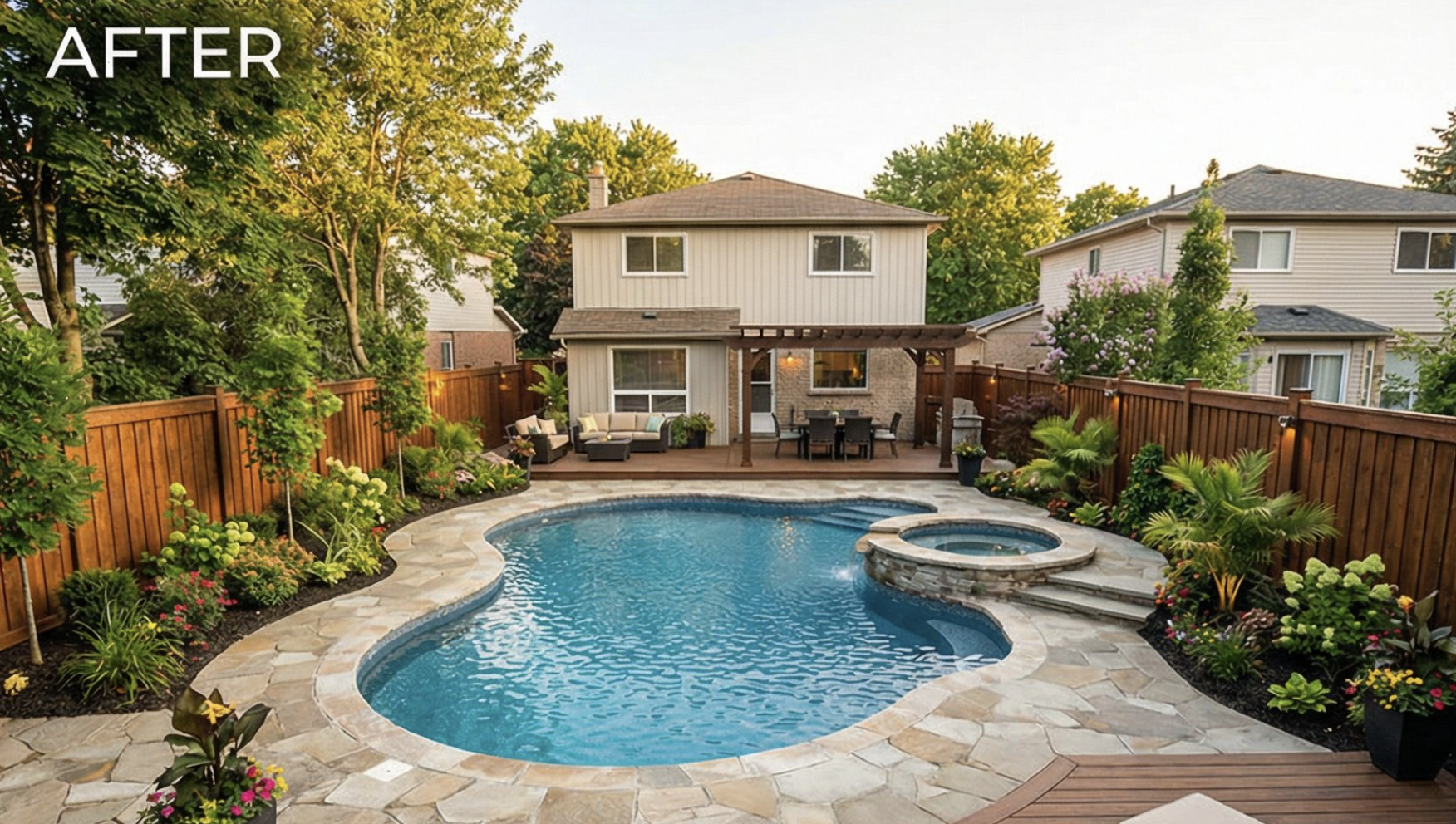 24 Remarkable Before and After Backyard Makeovers: From Boring to Oasis