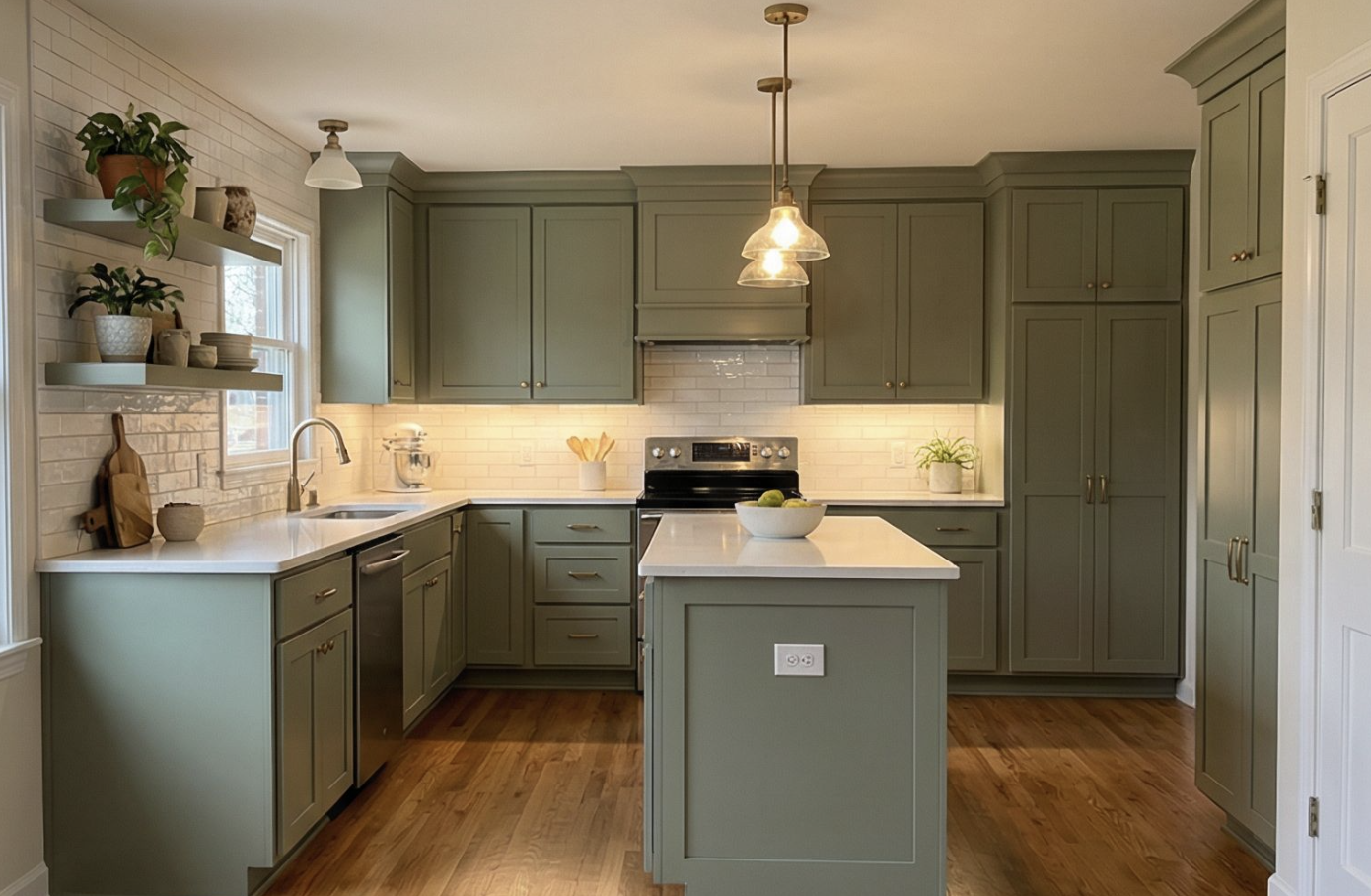 Happy Kitchens: 34 Kitchen Transformations from Boring to Cozy Kitchens that Make People Feel Happy