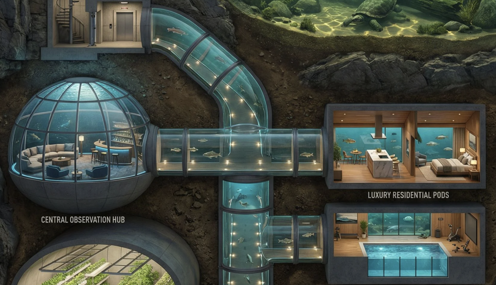 I Asked AI To Design 18 Different Bunker Designs for My Family to Live In and These Are the Results