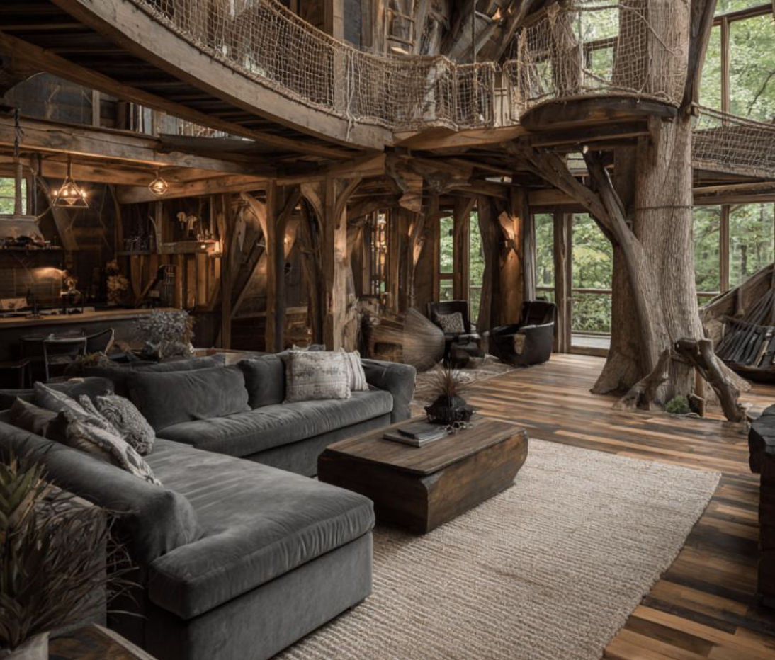 48 Luxury Tree House Interior Design Ideas That Will Change the Way You View Tree House Living Forever