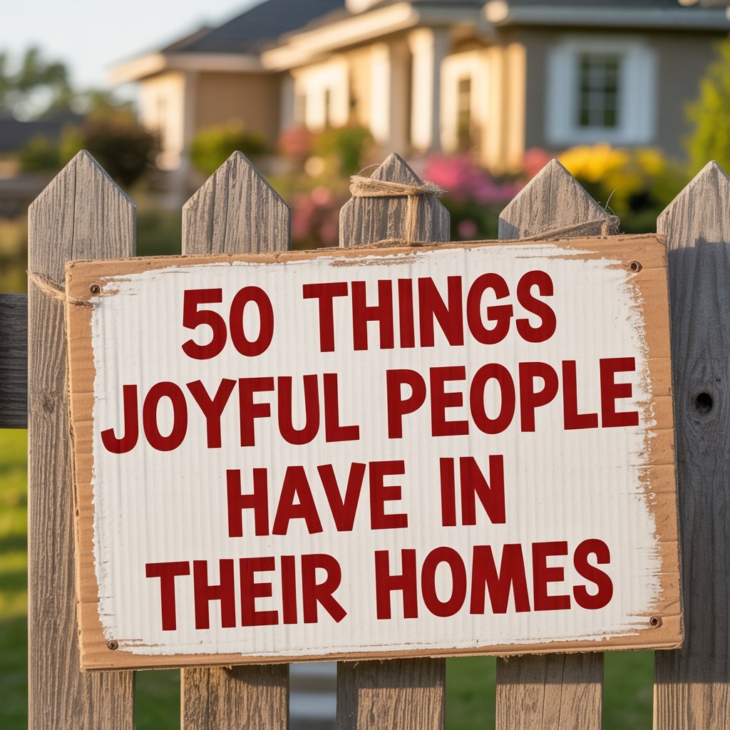 50 Things Joyful People Have in Their Homes