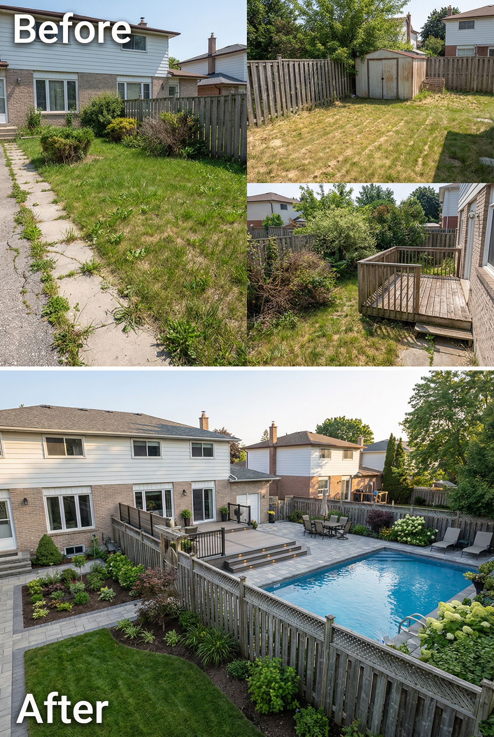 Abandoned Front Garden → Welcoming Curb Appeal Makeover