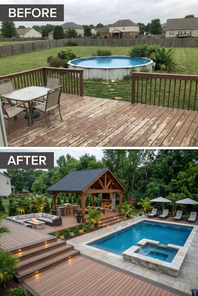 24 Backyard Deck Makeovers So Dramatic They Feel Like Entirely New ...