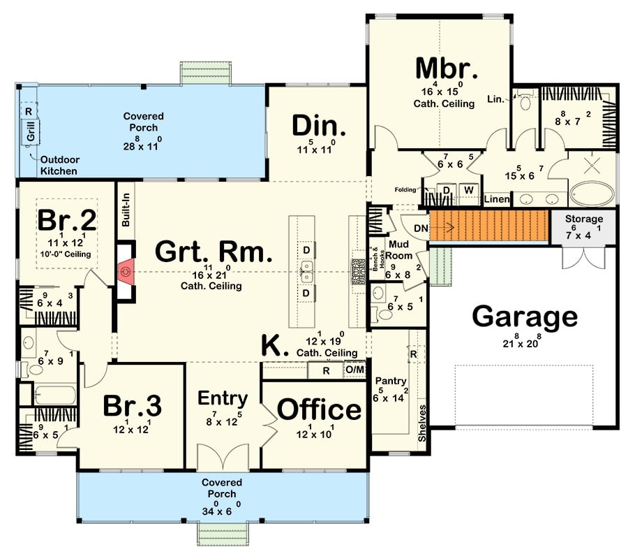 Basement Stairs Location