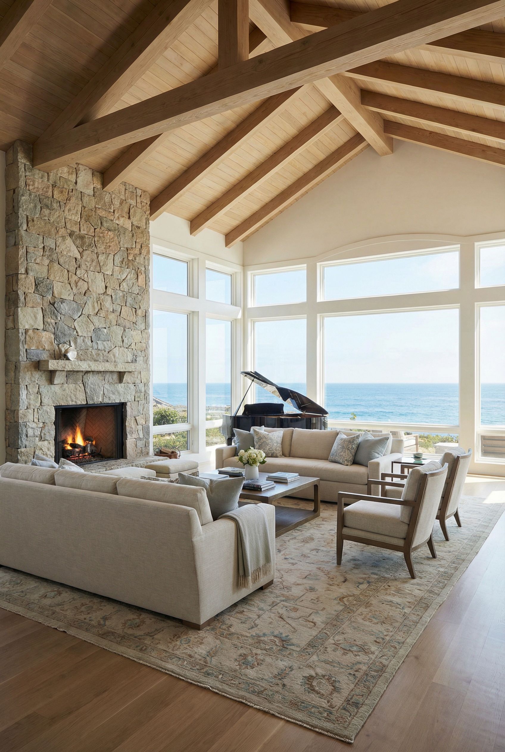Coastal Estate Luxury Great Room