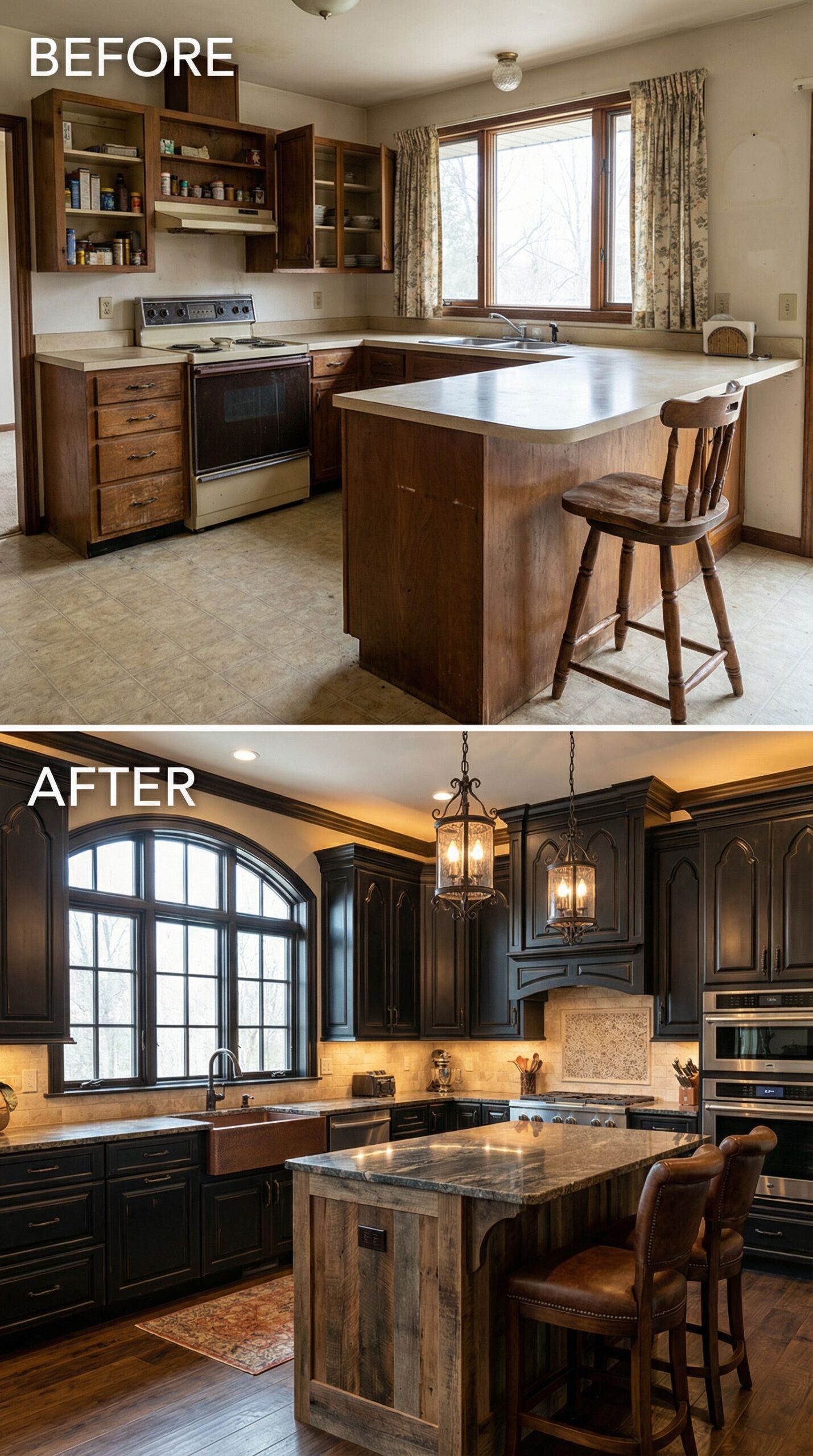 Cramped Pantry Kitchen → Smart Storage Solution