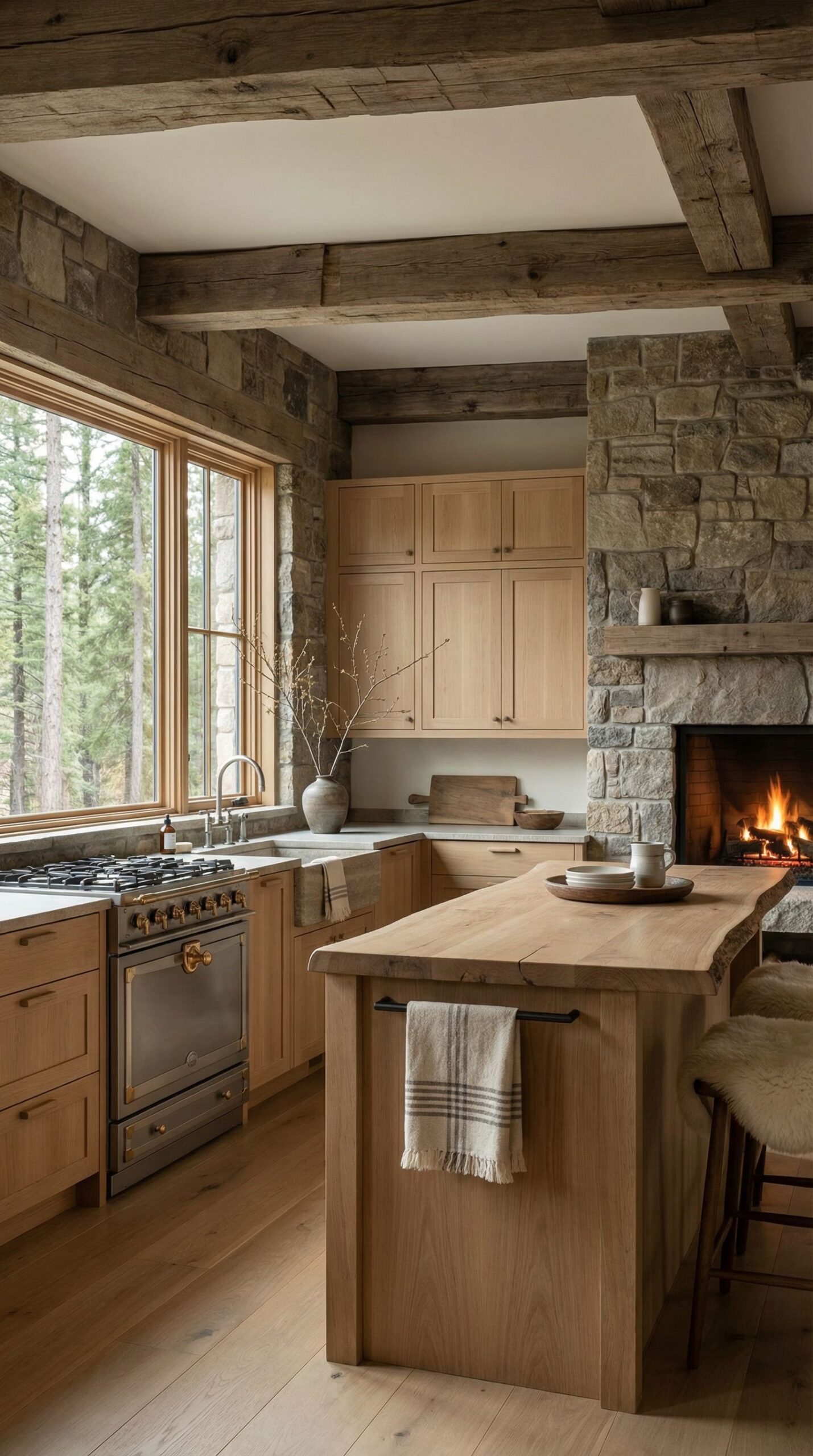 Dingy Rental Kitchen → Chic Industrial Loft