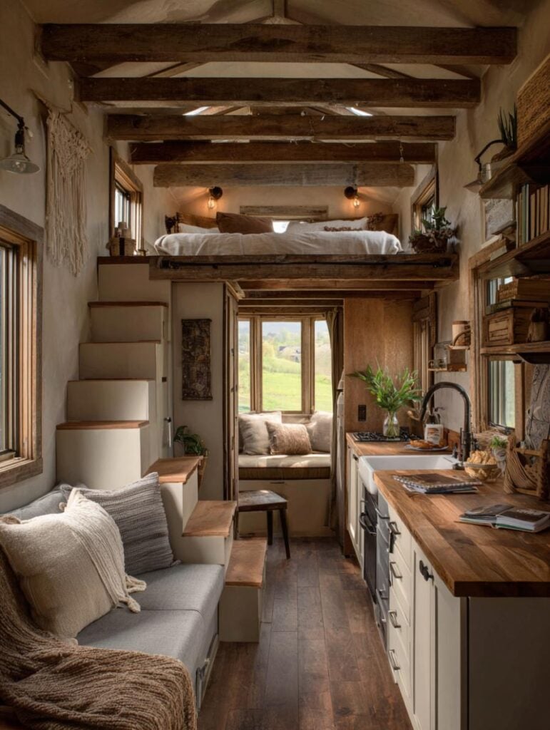 42 Truly Spectacular Farmhouse-Style Tiny Home Interiors – Home ...
