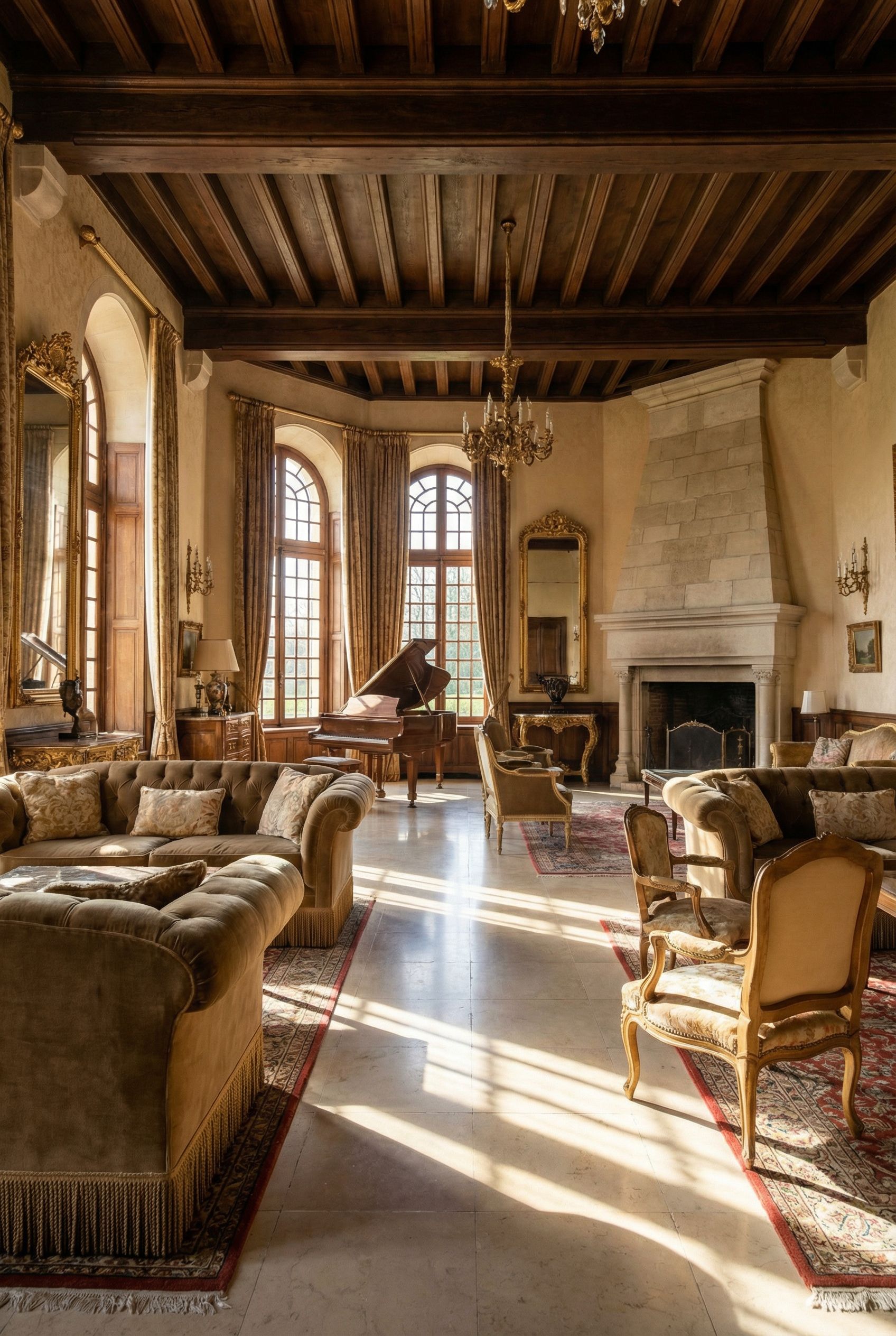 French Château Luxury Great Room