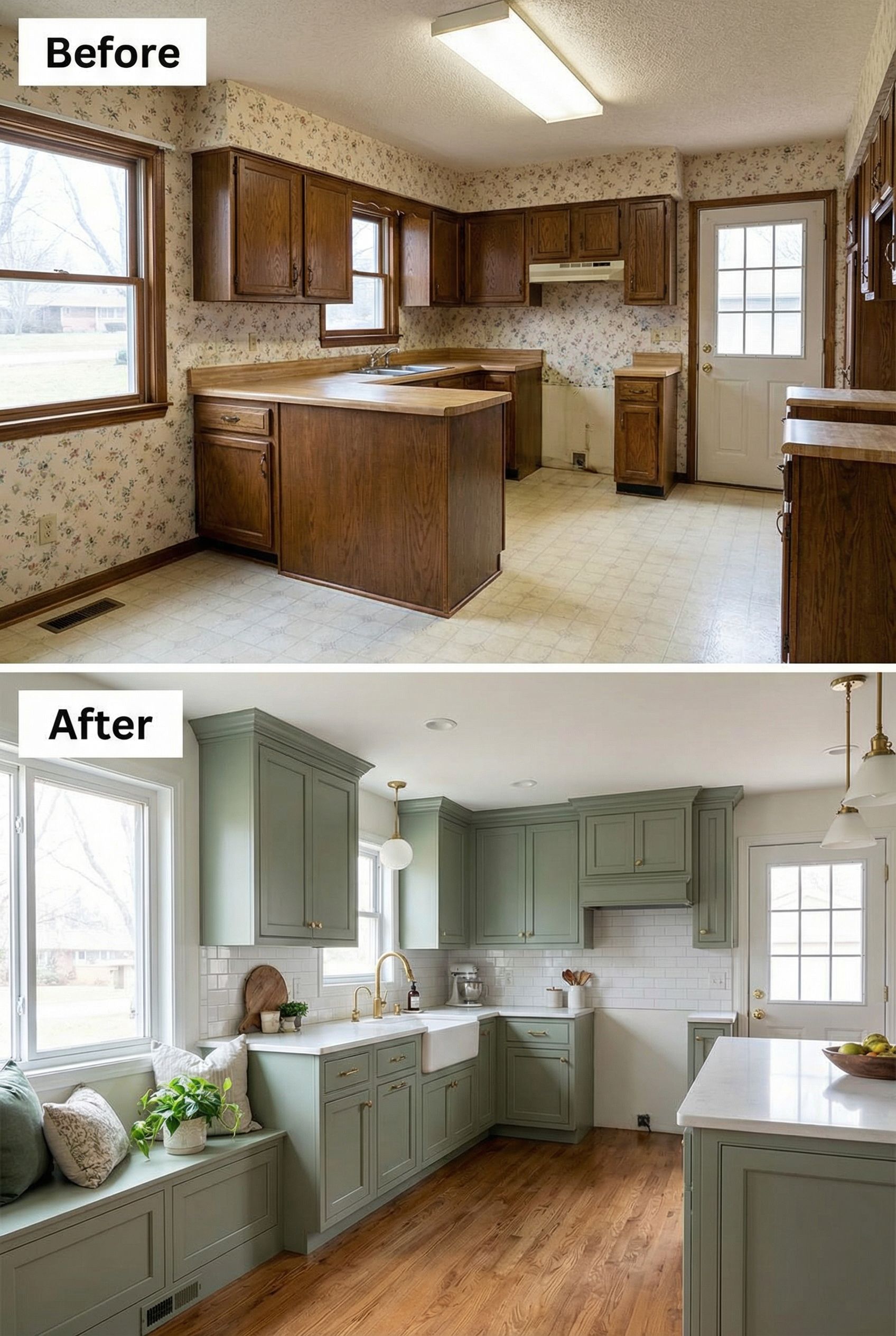 From harsh lighting kitchen to warm layered ambient glow