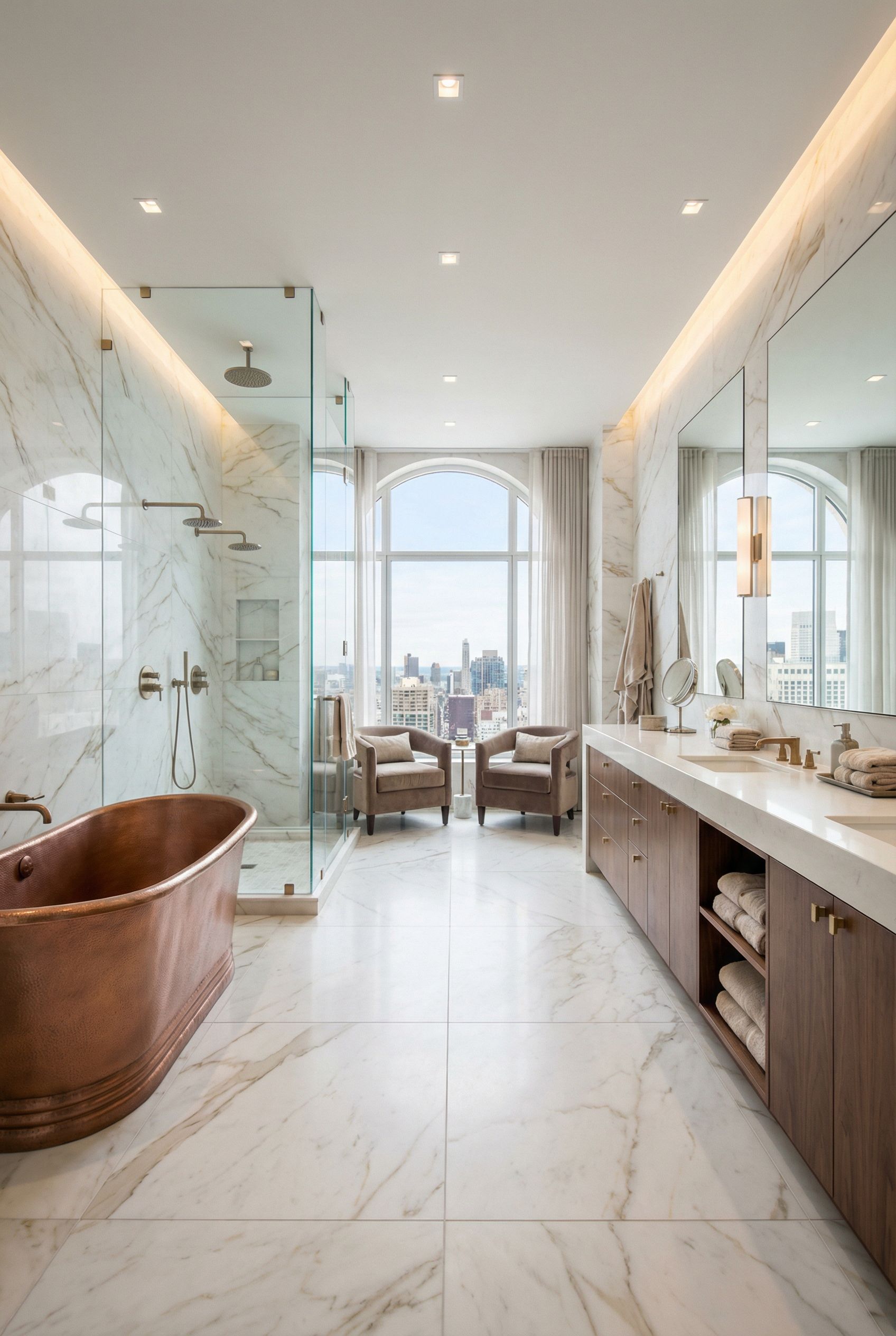 Hotel-Style Primary Bathroom Design