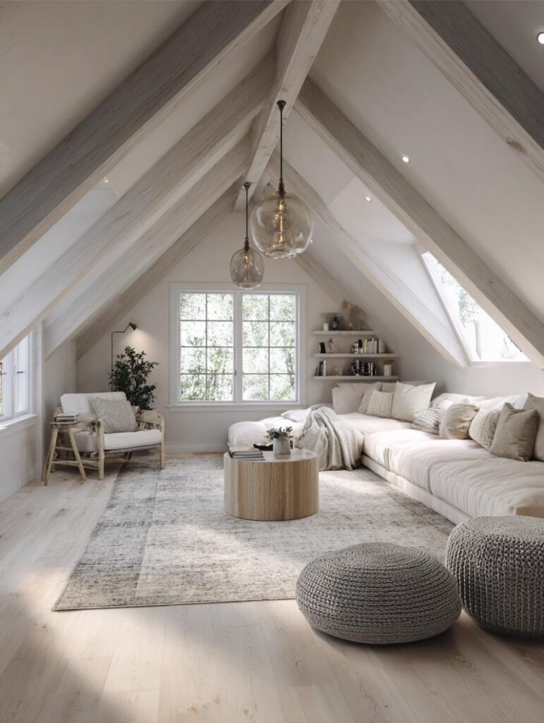 50 Genius Scandi-Transitional Attic Transformations for Homeowners Who ...