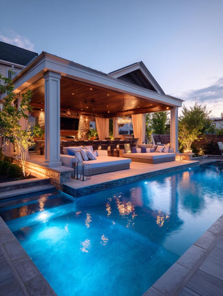 40 Luxurious $100K+ Custom Covered Deck Designs – Home Stratosphere
