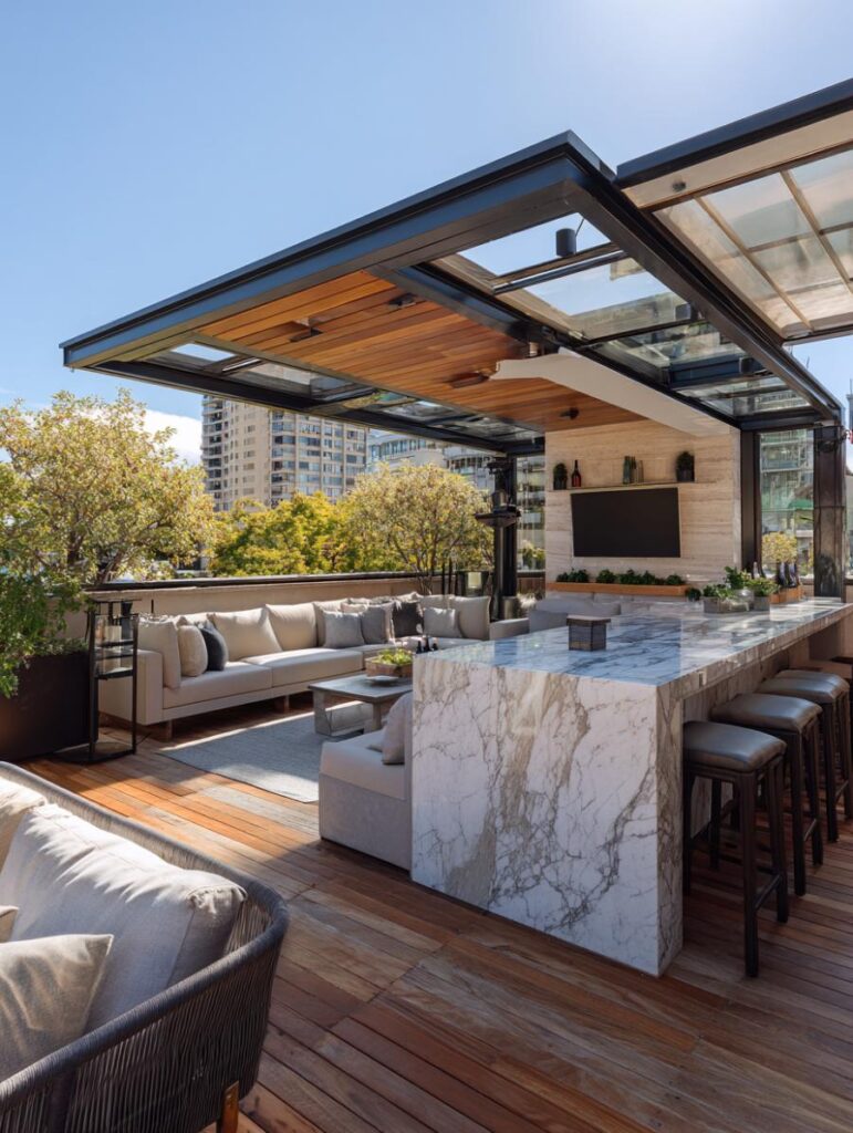 40 Luxurious $100K+ Custom Covered Deck Designs – Home Stratosphere