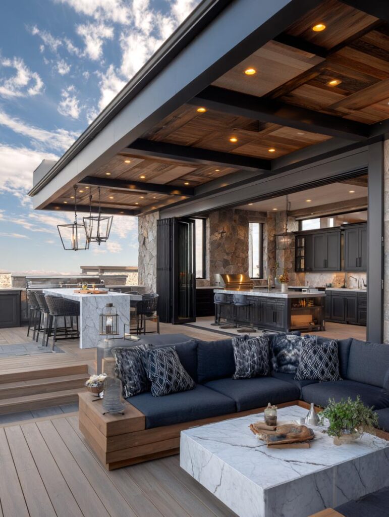 40 Luxurious $100K+ Custom Covered Deck Designs – Home Stratosphere