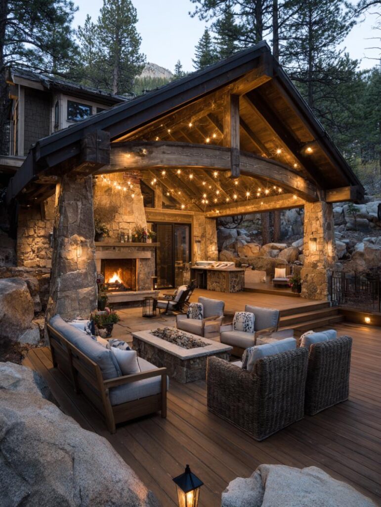 40 Luxurious $100K+ Custom Covered Deck Designs – Home Stratosphere