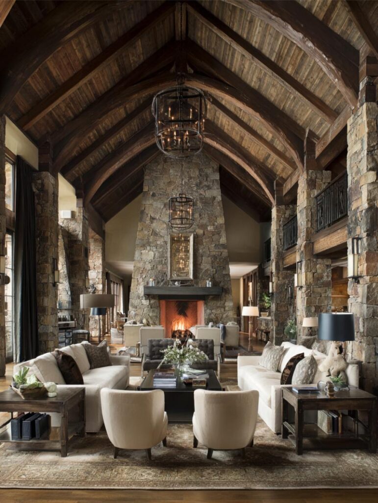 40 Luxury $100K+ Rustic Transitional Living Rooms – Home Stratosphere