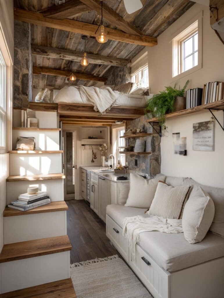 42 Truly Spectacular Farmhouse-Style Tiny Home Interiors – Home ...