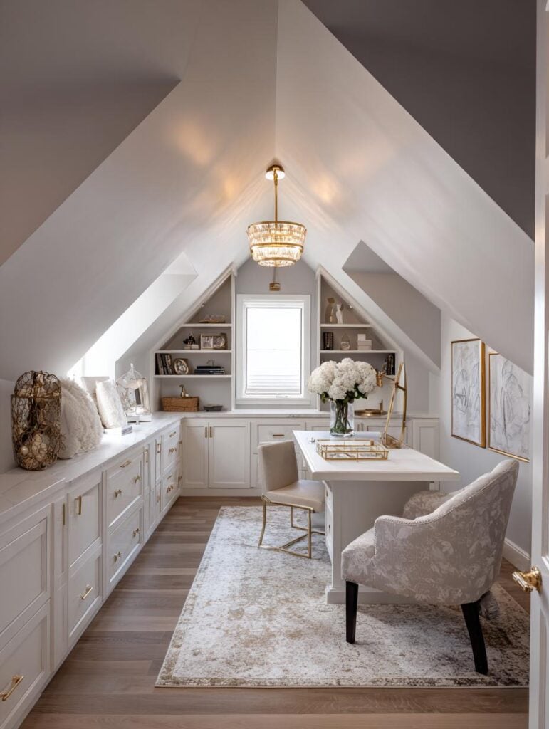 50 Genius Attic Craft Room Designs for People Who Secretly Hate Not ...