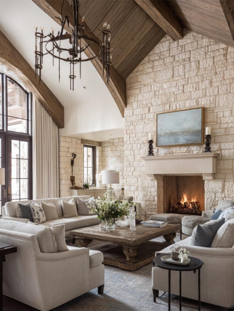 40 Luxury $100K+ Rustic Transitional Living Rooms – Home Stratosphere
