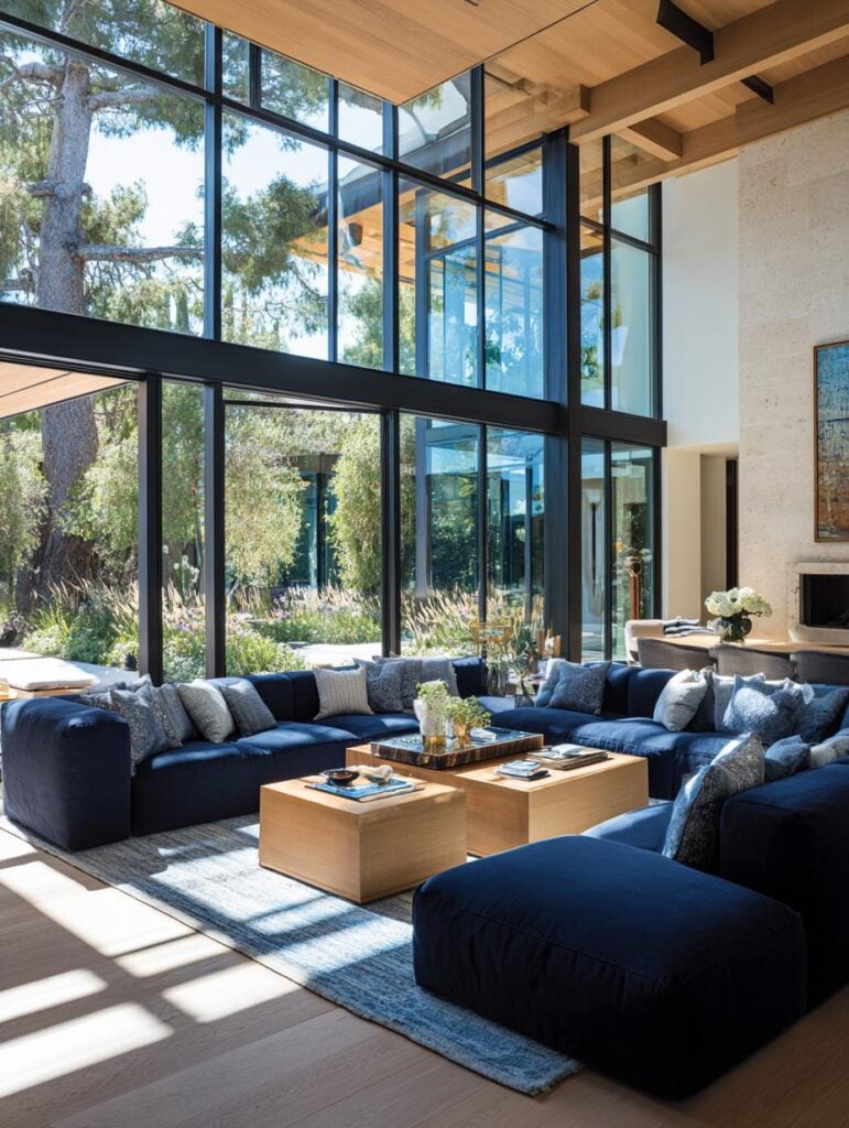 37 Trending Navy Blue Living Room Designs that Quietly Signal Expensive ...