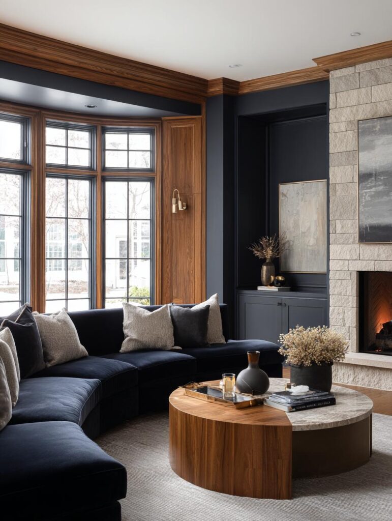37 Trending Navy Blue Living Room Designs that Quietly Signal Expensive ...
